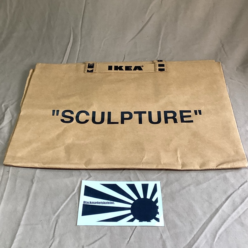 IKEA x Virgil Abloh MARKERAD "SCULPTURE" Carrier Bag Large (79-liter volume)